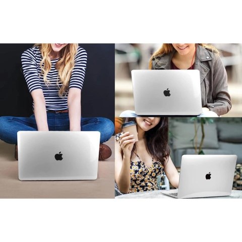 Etui Tech-Protect SmartShell na MacBook Air 15" M2 / M3 / 2023-2024 - przezroczyste