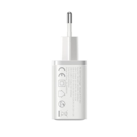 Ładowarka Joyroom JR-TCF15 sieciowa USB-C / USB-A 30W - biała