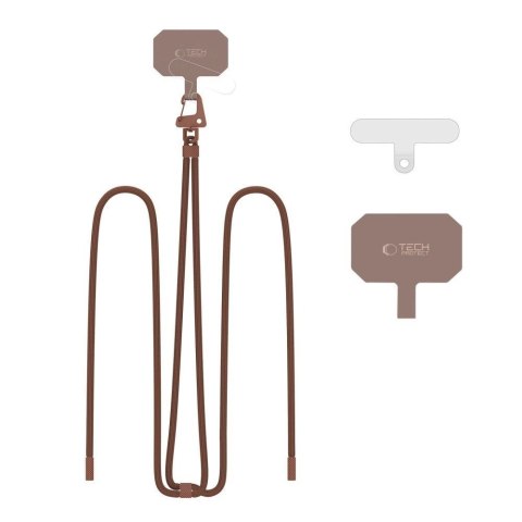 Smycz Tech-Protect C5S Rope Crossbody Strap - brązowa