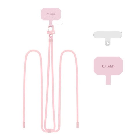 Smycz Tech-Protect C5S Rope Crossbody Strap - różowa
