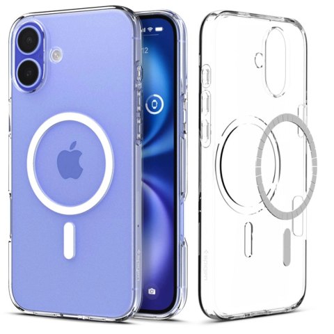 Etui Spigen Liquid Crystal Mag z MagSafe na iPhone 16 Plus - przezroczyste
