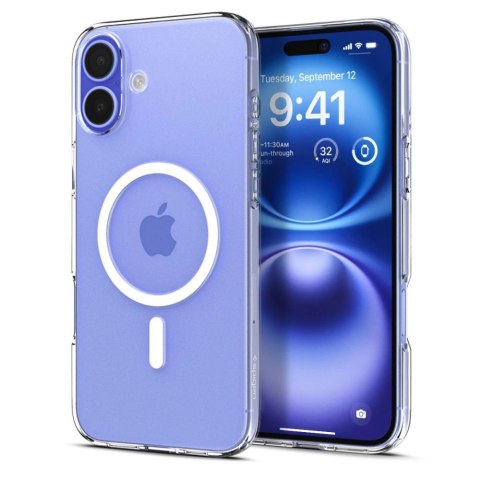 Etui Spigen Liquid Crystal Mag z MagSafe na iPhone 16 Plus - przezroczyste