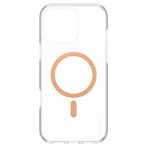 Etui CARE by PanzerGlass Flagship Case z MagSafe na iPhone 16 Pro Max - pomarańczowe