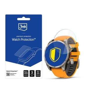 Szkło hybrydowe 3mk Watch Protection FlexibleGlass na Garmin Fenix 8 Amoled 47mm
