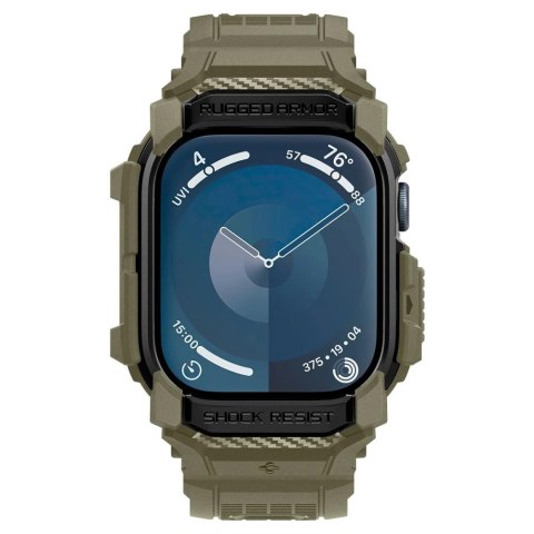 Pasek Spigen Rugged Armor "Pro" na Apple Watch 10 (46 MM) - zielony Pasek Spigen Rugged Armor "Pro" na Apple Watch 10 (46 MM) - zielony