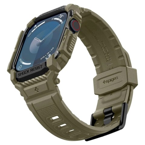 Pasek Spigen Rugged Armor "Pro" na Apple Watch 10 (46 MM) - zielony Pasek Spigen Rugged Armor "Pro" na Apple Watch 10 (46 MM) - zielony