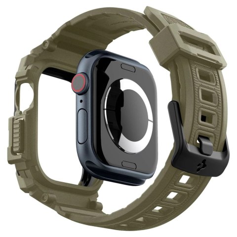 Pasek Spigen Rugged Armor "Pro" na Apple Watch 10 (46 MM) - zielony Pasek Spigen Rugged Armor "Pro" na Apple Watch 10 (46 MM) - zielony