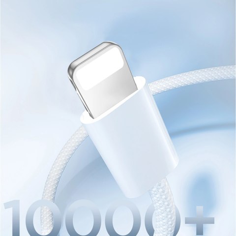 Kabel Joyroom S-A45 Ben Series 30W (USB-C - Lightning) w oplocie 1m - biały