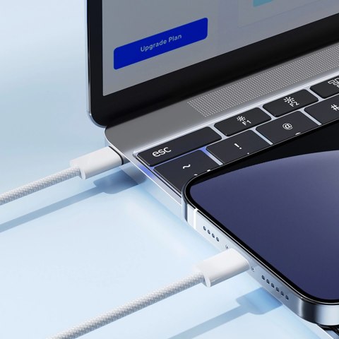 Kabel Joyroom S-A45 Ben Series 30W (USB-C - Lightning) w oplocie 1m - biały