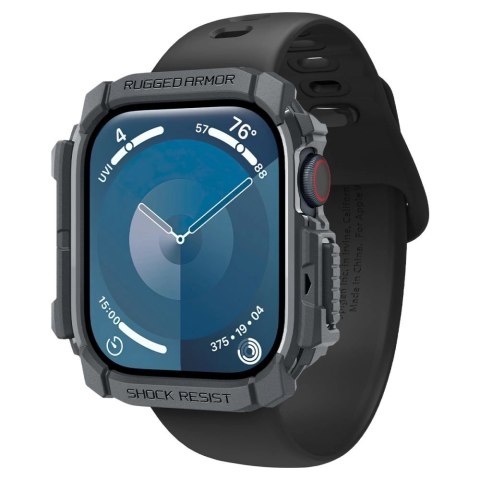 Etui Spigen Rugged Armor na Apple Watch 10 46 mm - szare