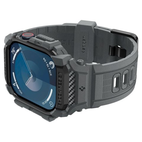 Etui Spigen Rugged Armor na Apple Watch 10 46 mm - szare