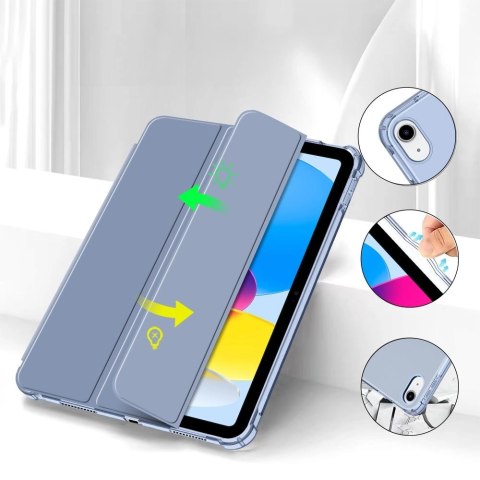 Etui Tech-Protect SC Pen Hybrid na iPad 10 / 2022 - niebieskie - przezroczyste