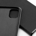 Kabura LUNA Book Carbon do IPHONE XR czarny Kabura LUNA Book Carbon do IPHONE XR czarny