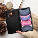 Kabura LUNA Book Carbon do IPHONE XR czarny Kabura LUNA Book Carbon do IPHONE XR czarny