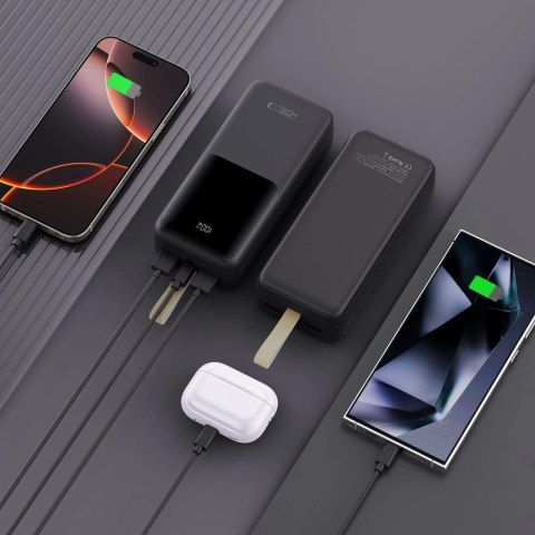Powerbank Tech-Protect PB03 30000mAh 22.5W - czarny