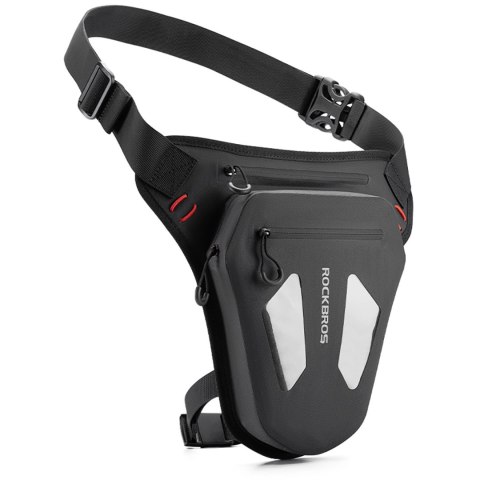 Torba motocyklowa Rockbros na nogę, udo, pas, ramię - czarna