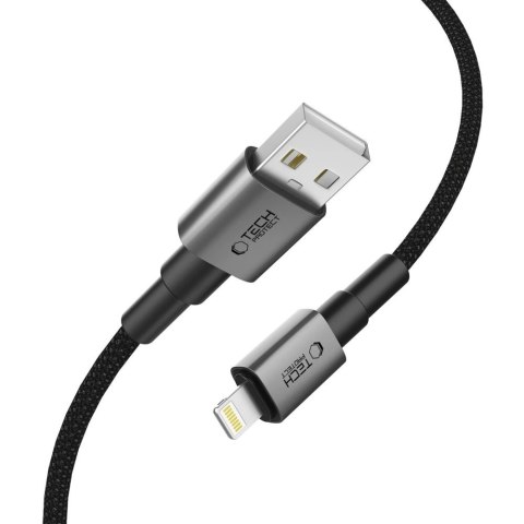 Kabel Tech-Protect Ultraboost DNA USB-A / Lightning 12W/2.4A 25 cm - szary