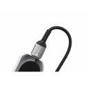 Kabel USB C do USB C Forcell F-Energy QC4.0 PD 5A 100W Cafule 3 m C260 czarny
