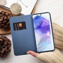 Kabura LUNA Book Carbon do SAMSUNG A23 5G niebieski