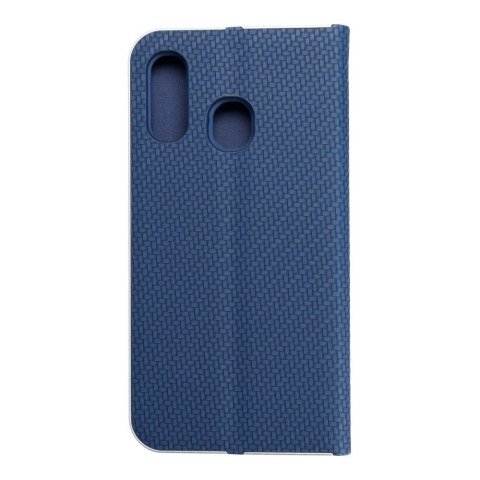 Kabura LUNA Book Carbon do SAMSUNG A40 niebieski Kabura LUNA Book Carbon do SAMSUNG A40 niebieski