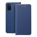 Kabura LUNA Book Carbon do SAMSUNG A41 niebieski Kabura LUNA Book Carbon do SAMSUNG A41 niebieski