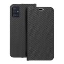 Kabura LUNA Book Carbon do SAMSUNG A51 czarny Kabura LUNA Book Carbon do SAMSUNG A51 czarny