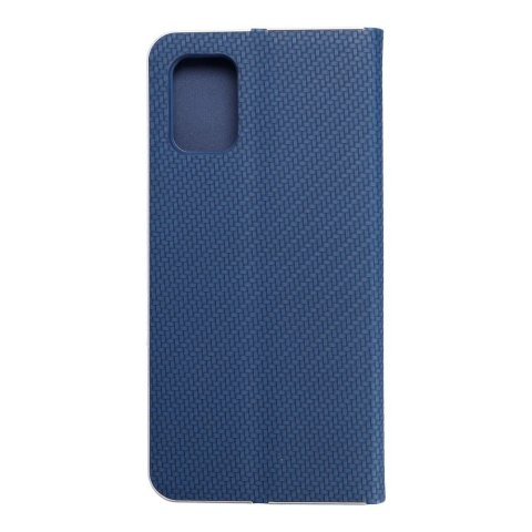 Kabura LUNA Book Carbon do SAMSUNG A71 niebieski Kabura LUNA Book Carbon do SAMSUNG A71 niebieski