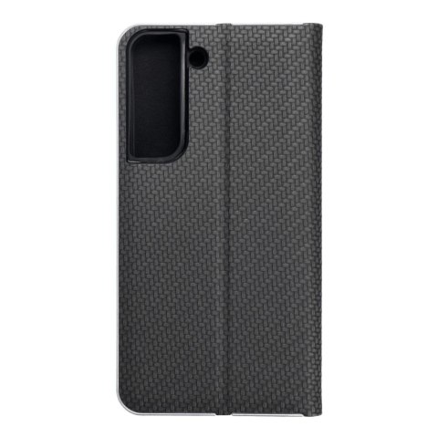 Kabura LUNA Book Carbon do SAMSUNG S22 czarny Kabura LUNA Book Carbon do SAMSUNG S22 czarny