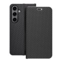 Kabura LUNA Book Carbon do SAMSUNG S24 czarny Kabura LUNA Book Carbon do SAMSUNG S24 czarny