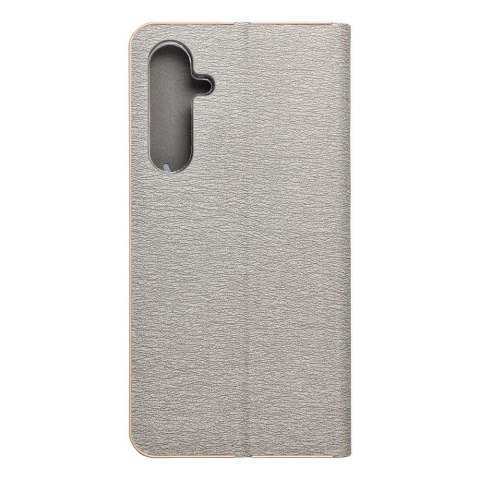 Kabura LUNA Book Gold do SAMSUNG A55 5G srebrny Kabura LUNA Book Gold do SAMSUNG A55 5G srebrny