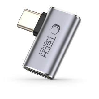 Adapter kątowy Tech-Protect Ultraboost AA01 USB-C - szary