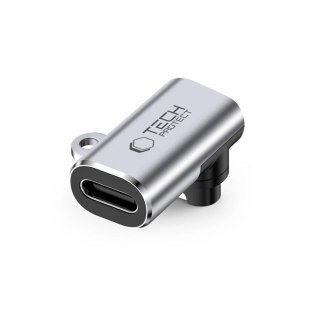 Adapter kątowy Tech-Protect Ultraboost USB-C do zegarka Garmin - szary