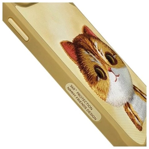 Etui Nimmy Big Eyed Pet 2.0 Cat na iPhone 15 Pro - zielone