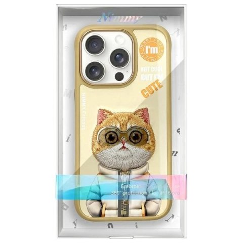 Etui Nimmy Cool&Cute 2.0 Cat na iPhone 16 Pro Max - zielone