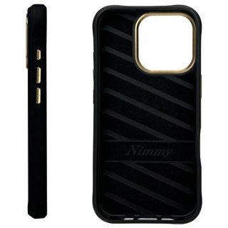 Etui Nimmy Glasses Cool Dog na iPhone 16 Pro - czarne