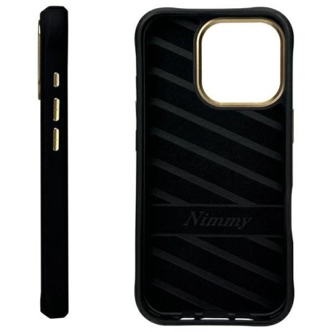 Etui Nimmy Glasses Cool Dog na iPhone 16 Pro - czarne