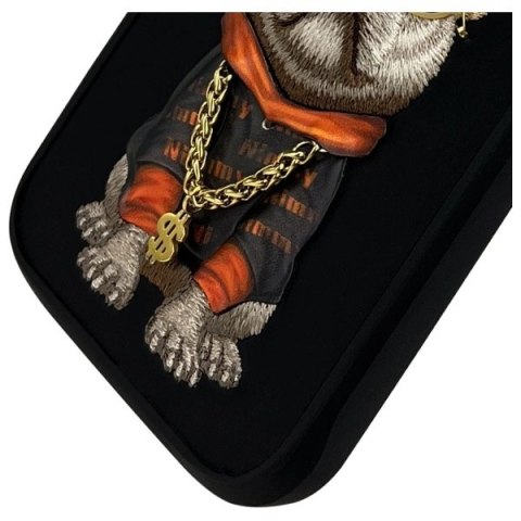 Etui Nimmy Glasses Cool Dog na iPhone 16 Pro - czarne