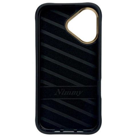 Etui Nimmy Glasses Cool Dog na iPhone 16 - czarne