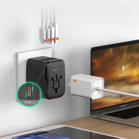 Adapter Tech-Protect TA200 EU / UK / US / AU - czanry Adapter Tech-Protect TA200 EU / UK / US / AU - czanry