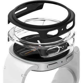 Etui Ringke Slim 2-pack na Samsung Galaxy Watch 8 44 mm - przezroczyste-czarny mat