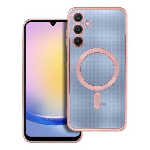 Futerał ELECTRO MAG COVER kompatybilny z MagSafe do SAMSUNG A25 złoty róż