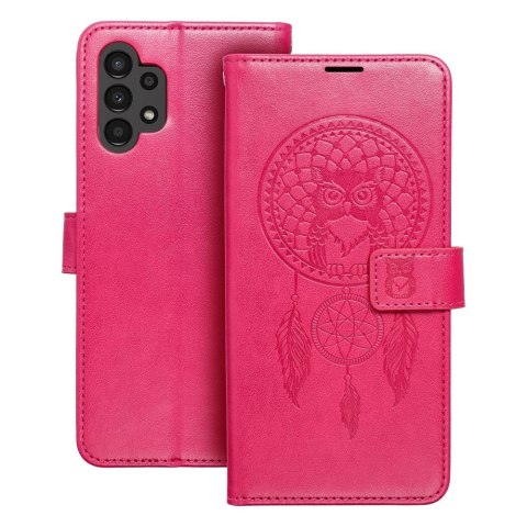 Kabura MEZZO Book do SAMSUNG A13 4G łapacz snów magenta Kabura MEZZO Book do SAMSUNG A13 4G łapacz snów magenta
