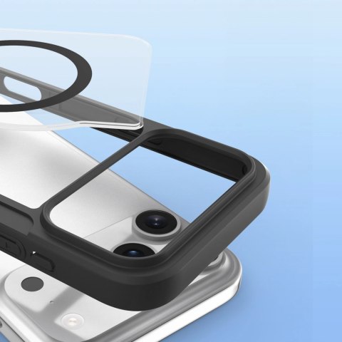 Etui Dux Ducis Skin X Pro na iPhone 17 Pro Max z portfelem, kompatybilne z MagSafe - czarne