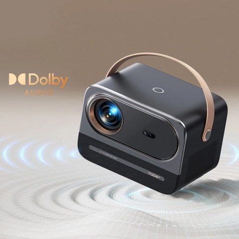 Projektor multimedialny Yaber U12 LCD FullHD 1080p z głośnikami stereo - czarny