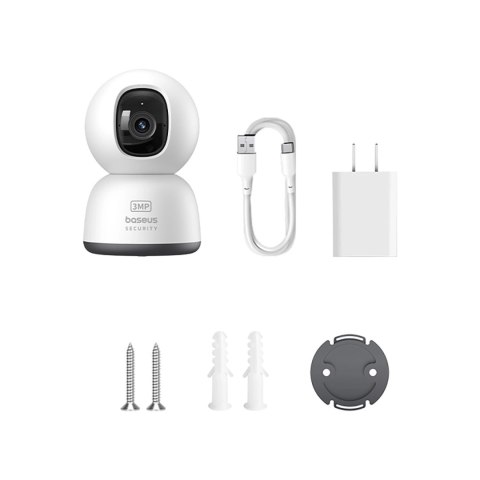 Kamera wewnętrzna Baseus Security P1 Lite 2K (wersja EU) - biała