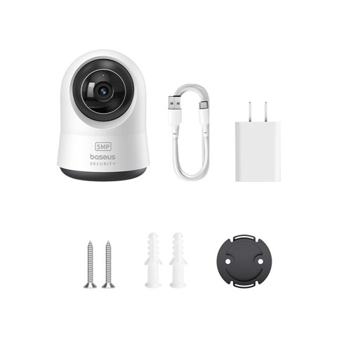 Kamera wewnętrzna Baseus Security P1 Pro 3K (wersja EU) - biała
