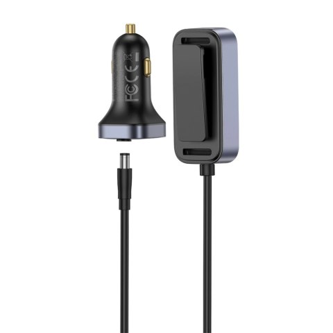 Ładowarka samochodowa Baseus BackseatPal L1 110W 3 x USB-A + 3 x USB-C z przedłużaczem 1,5 m - czarna