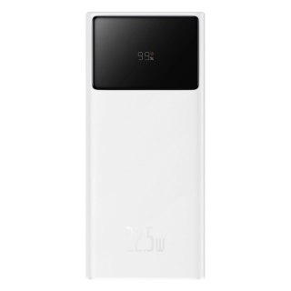 Powerbank Baseus EnerFill FP41 30000mAh 22.5W z kablem Baseus Simple USB-A - USB-C 3A 30cm - biały