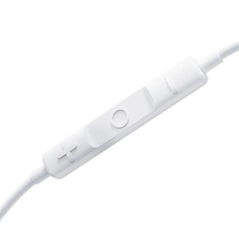 Słuchawki Baseus Encok CZ19 z USB-C przewodowe douszne - białe