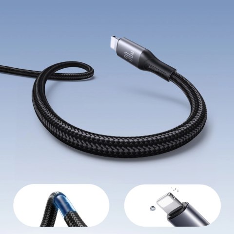 Kabel Joyroom S-A28 Flash Series 30W USB-C - Lightning 1m - czarny